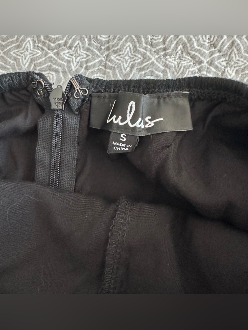 Lulu’s Star Spangled Black Backless Lace Romper Mini Dress Size S - Picture 10 of 16